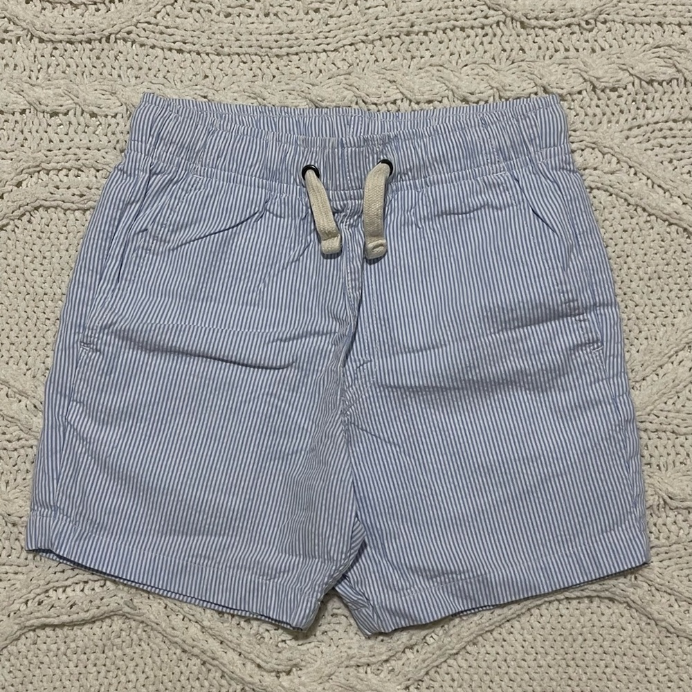 Striped Blue Kids Shorts